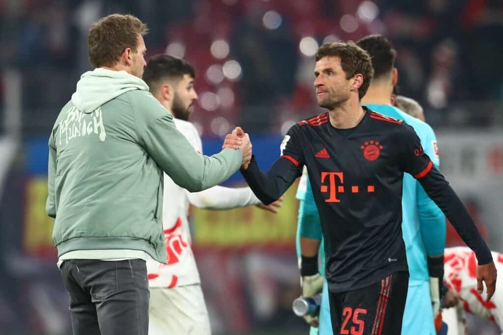 Thomas Müller und Julian Nagelsmann