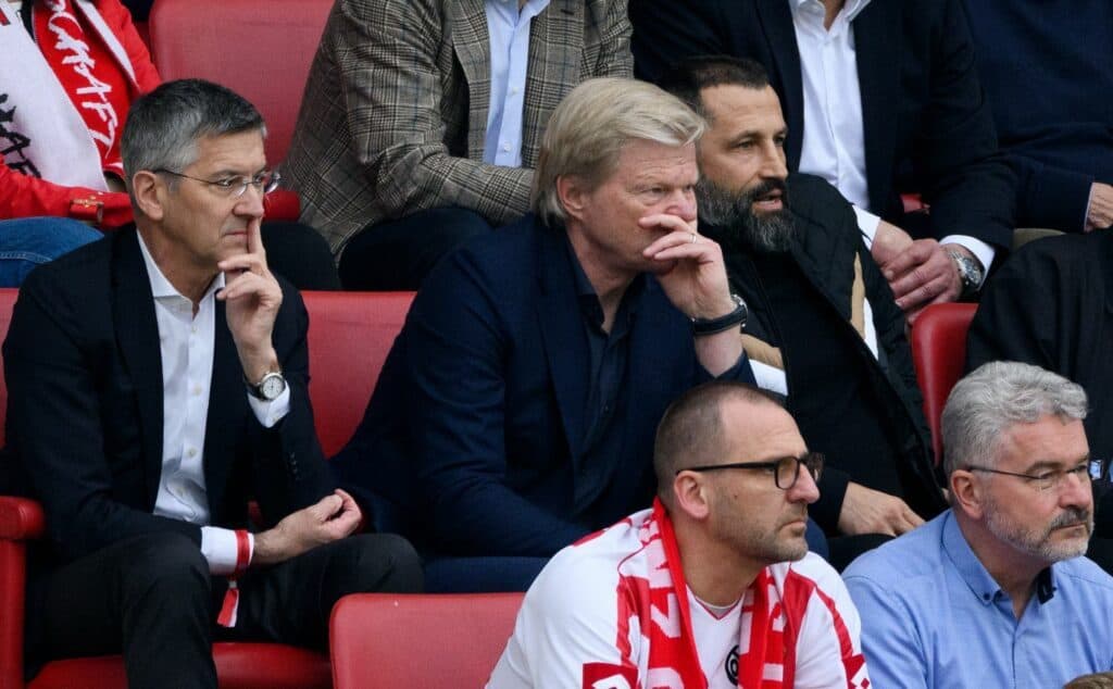 Herbert Hainer. Oliver Kahn und Hasan Salihamidzic