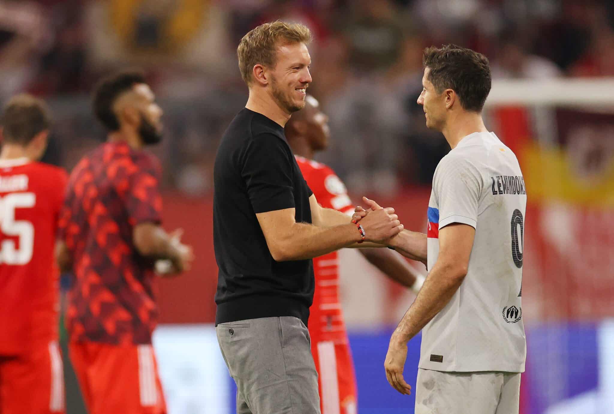 Julian Nagelsmann und Robert Lewandowski