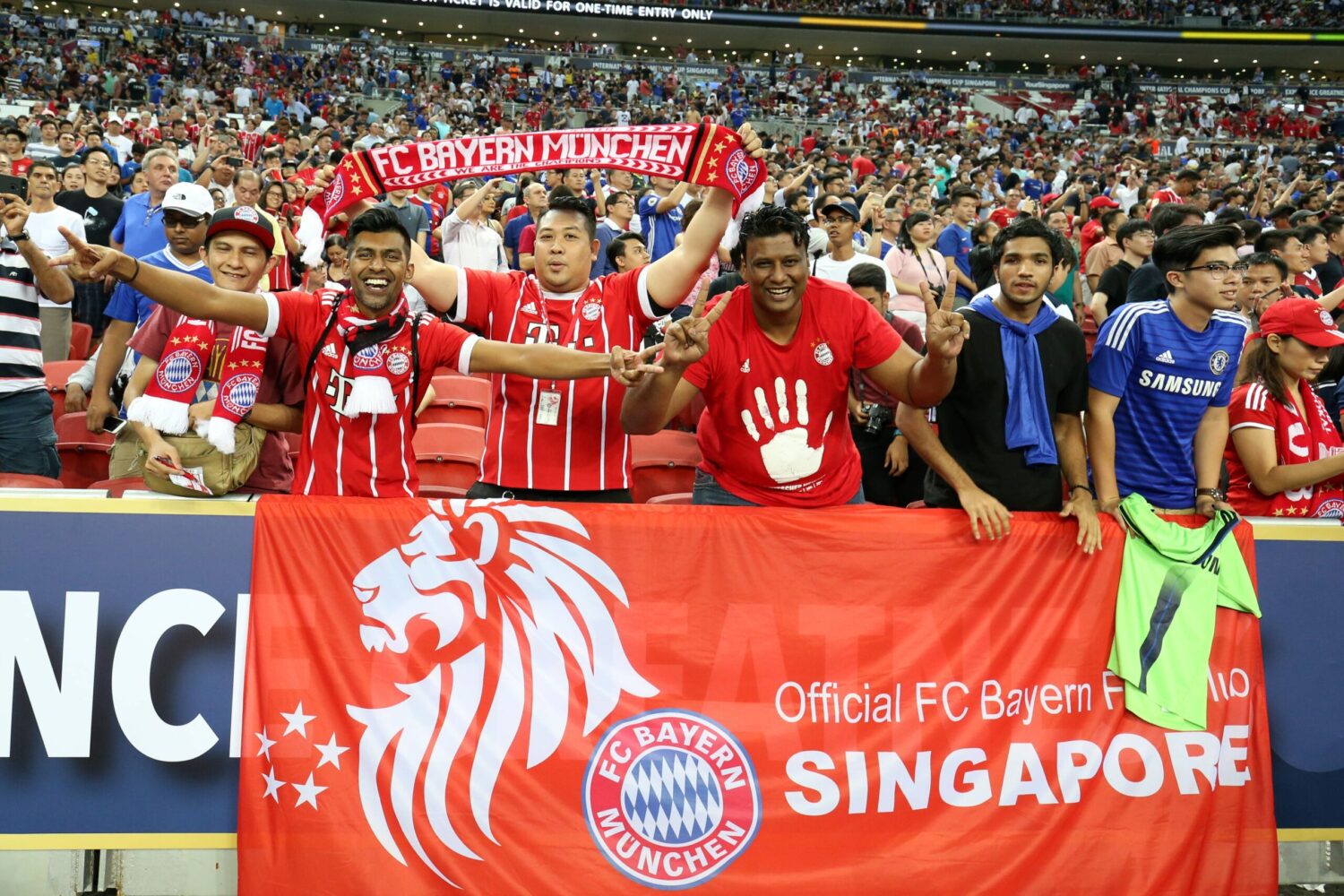 FC Bayern in Singapur 2017