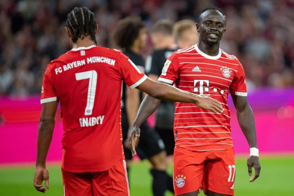 Serge Gnabry und Sadio Mane