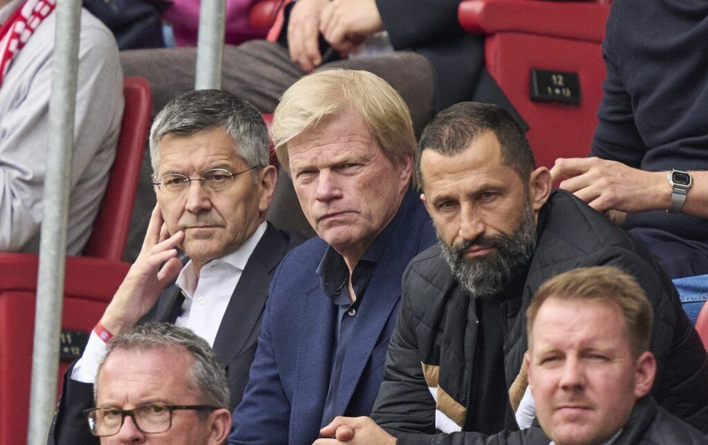 Herbert Hainer. Oliver Kahn und Hasan Salihamidzic