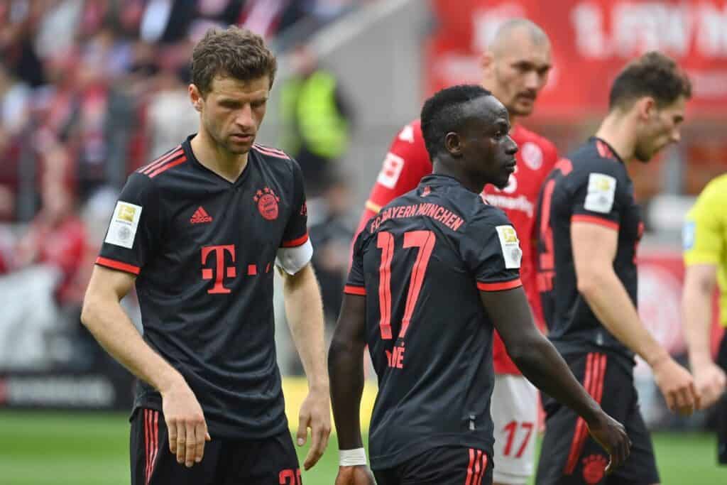 Thomas Müller und Sadio Mané
