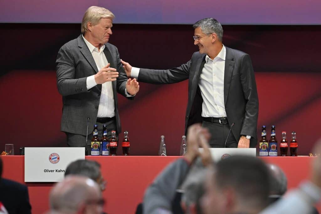 Oliver Kahn und Herbert Hainer