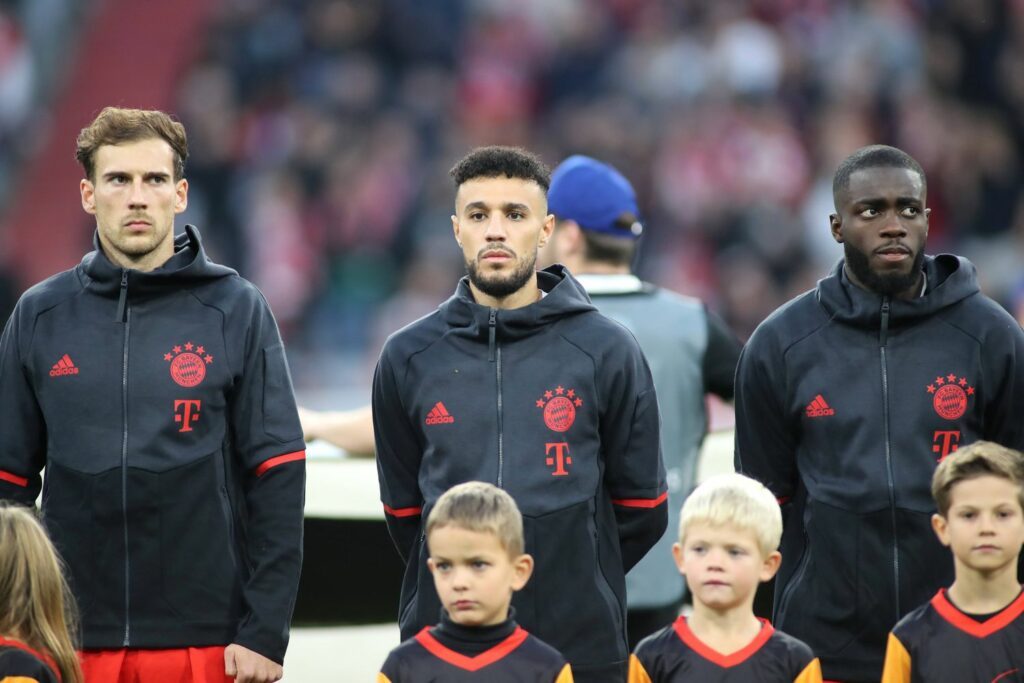 Leon Goretzka, Noussair Mazraoui und Dayot Upamecano