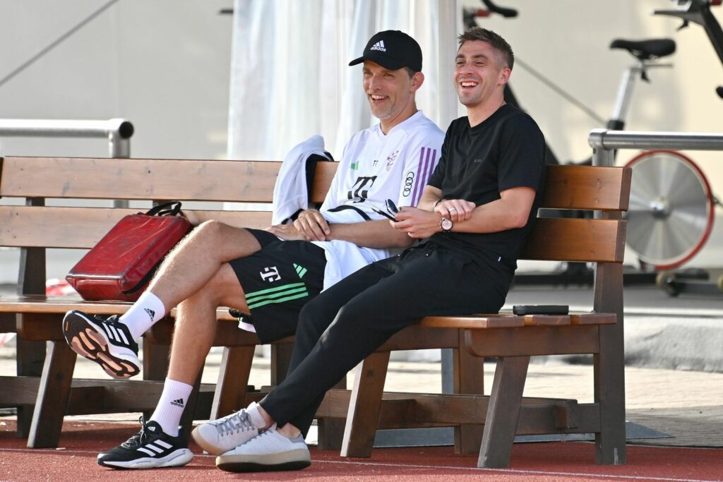 Thomas Tuchel und Marco Neppe