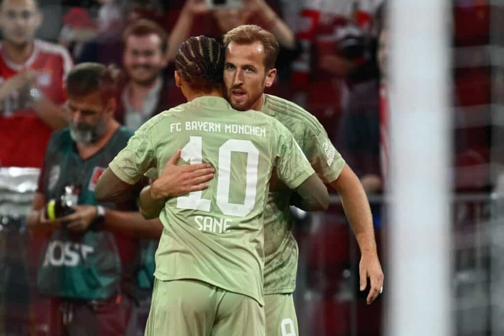 Leroy Sane und Harry Kane