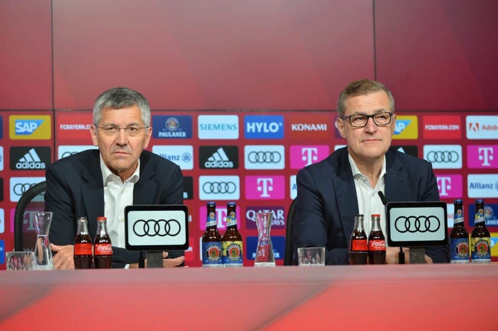 Herbert Hainer und Jan-Christian Dreesen