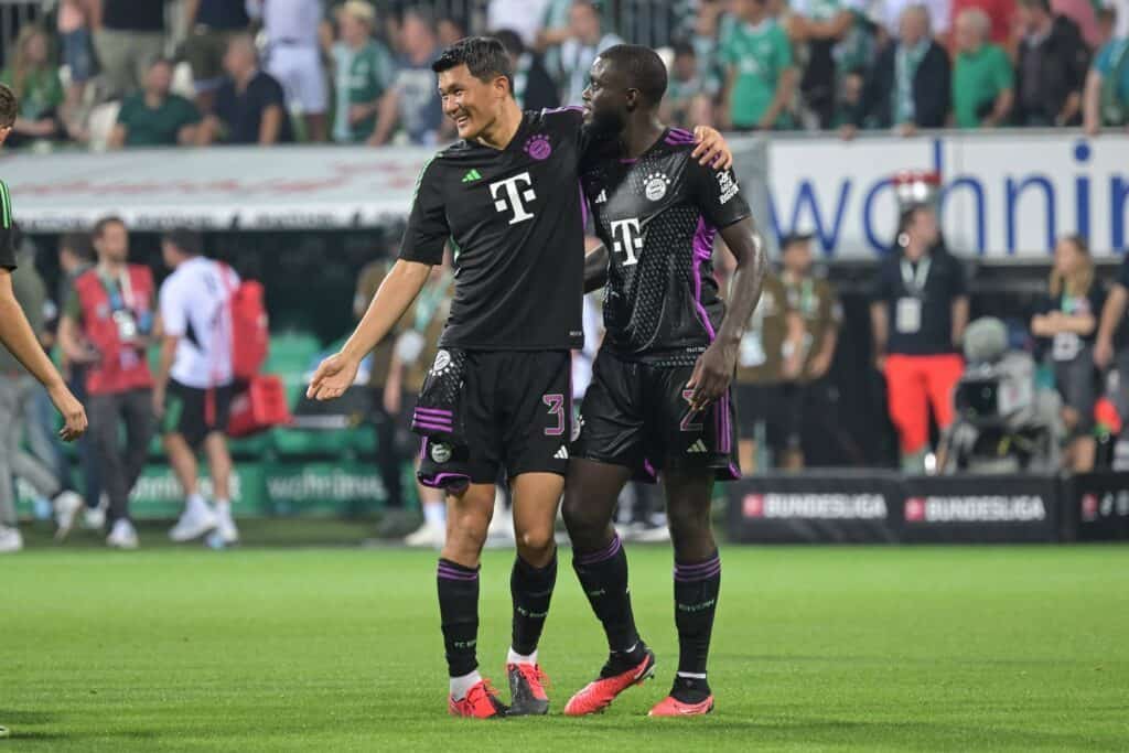 Minjae Kim und Dayot Upamecano