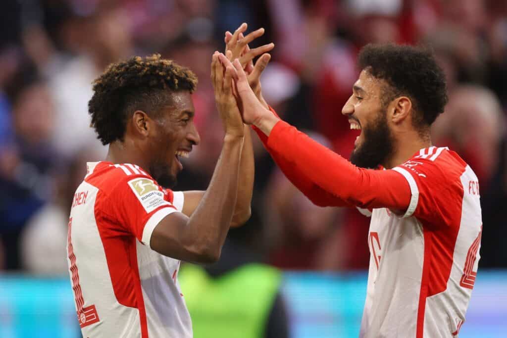 Kingsley Coman und Noussair Mazraoui