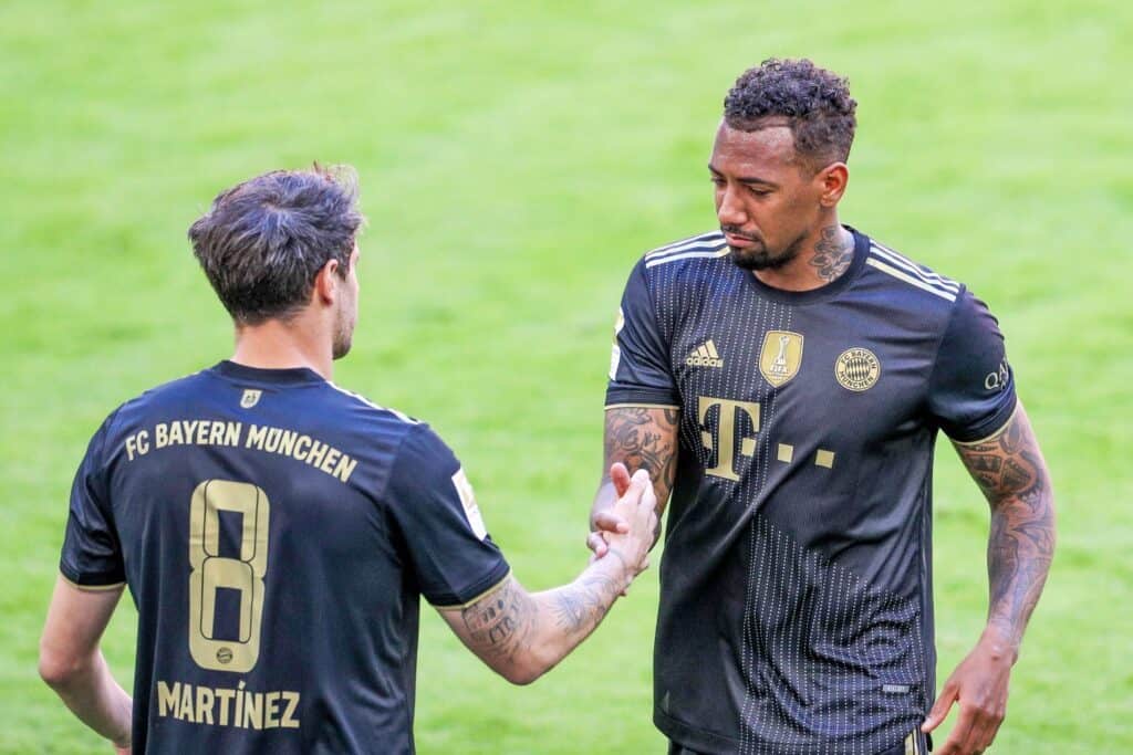 Javi Martinez und Jerome Boateng