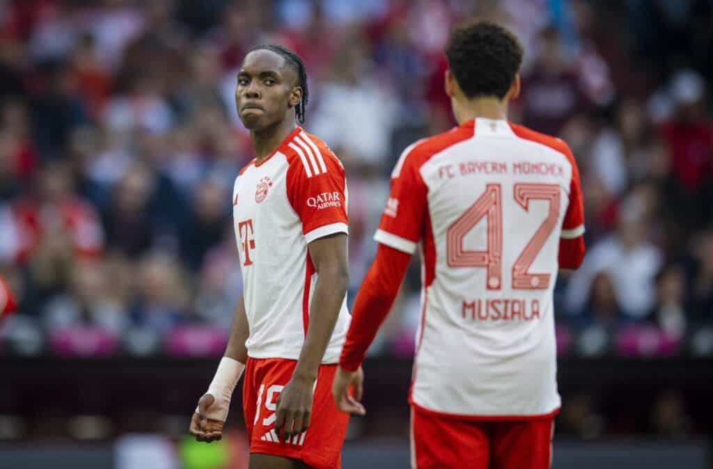 Mathys Tel und Jamal Musiala