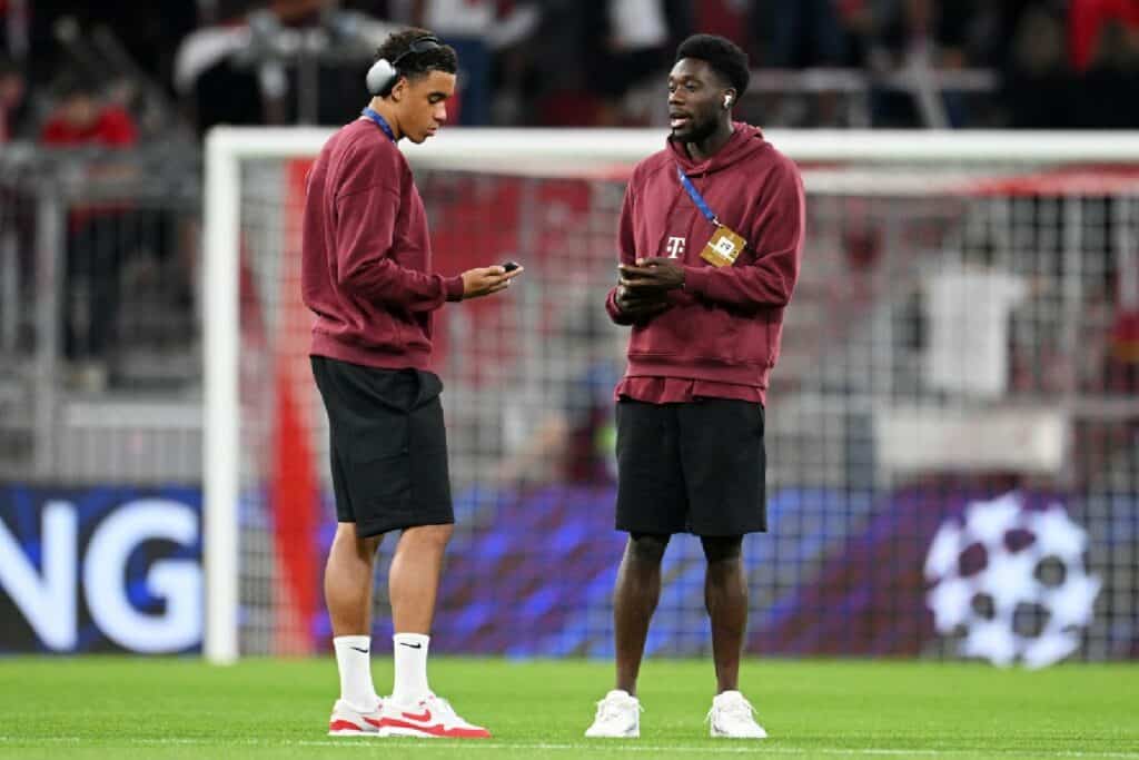 Jamal Musiala und Alphonso Davies