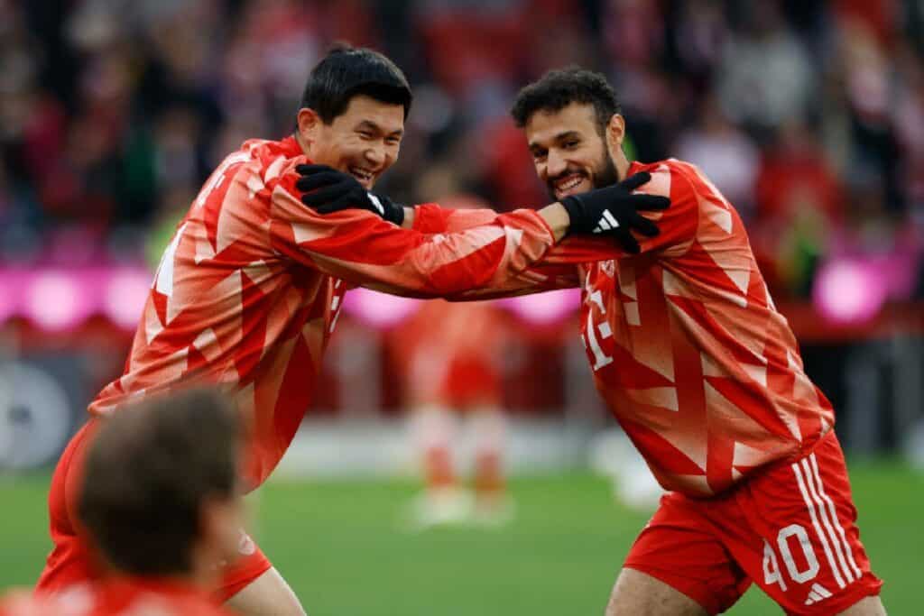 Minjae Kim und Noussair Mazraoui