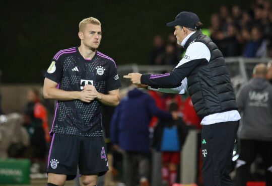 Matthijs de Ligt und Thomas Tuchel