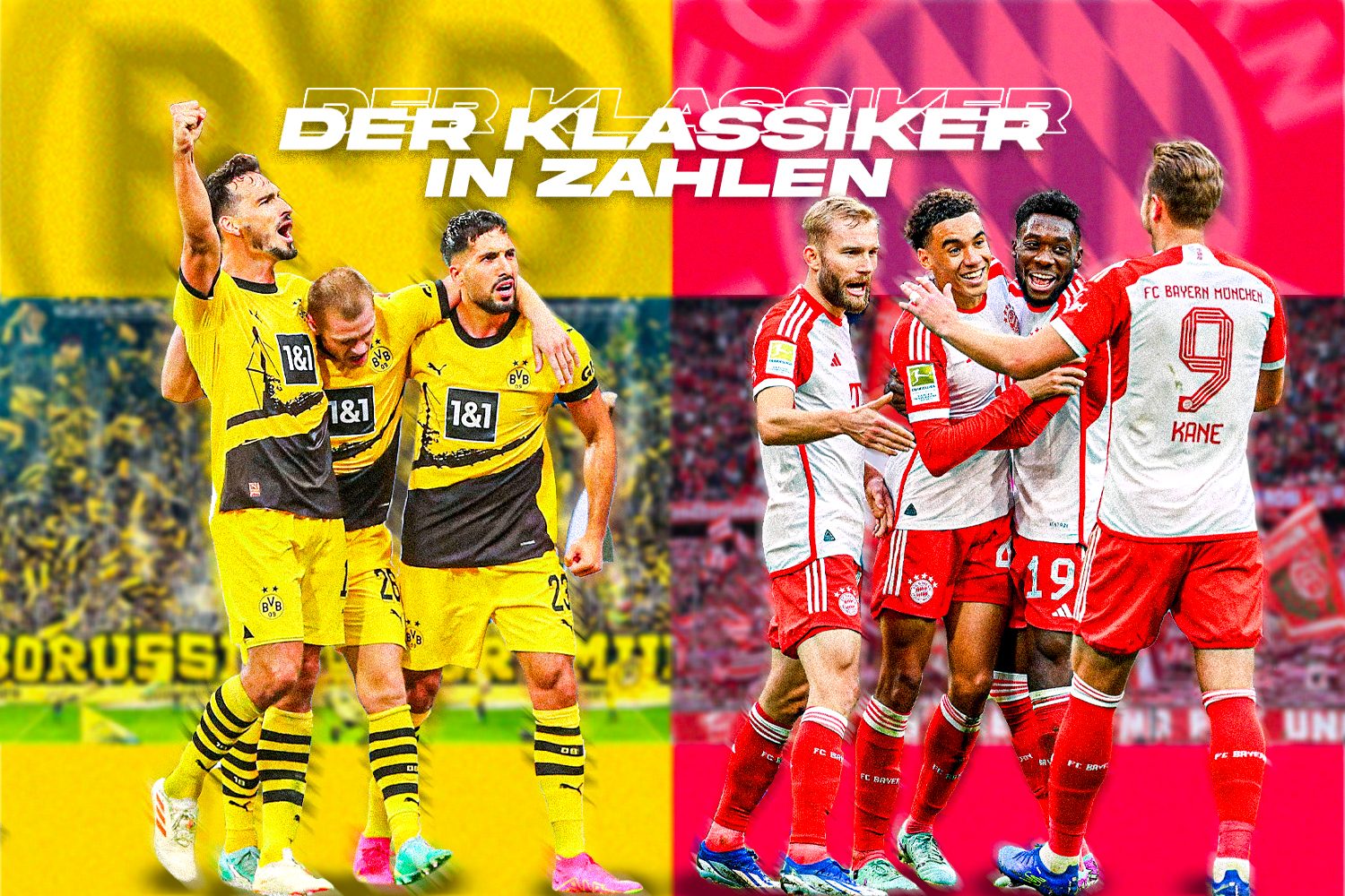 Borussia Dortmund vs. FC Bayern: Der Klassiker in Zahlen