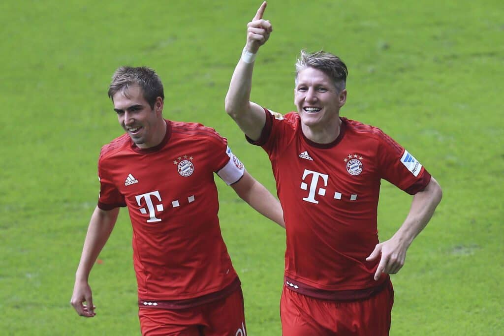 Philipp Lahm und Bastian Schweinsteiger
