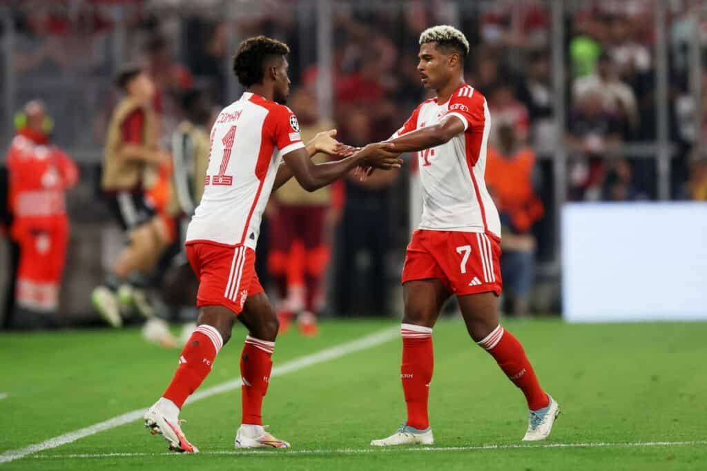 Serge Gnabry und Kingsley Coman