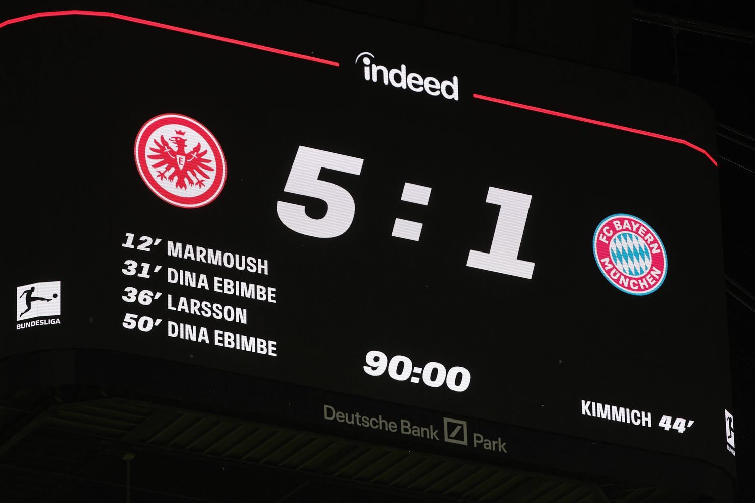 FC Bayern vs. Eintracht Frankfurt
