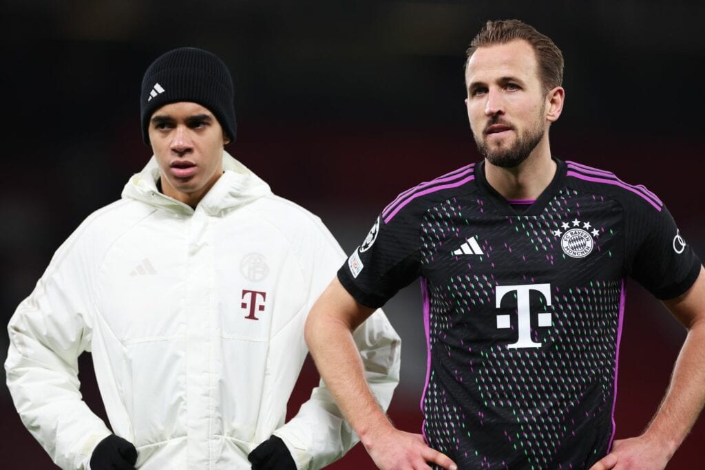Harry Kane und Jamal Musiala