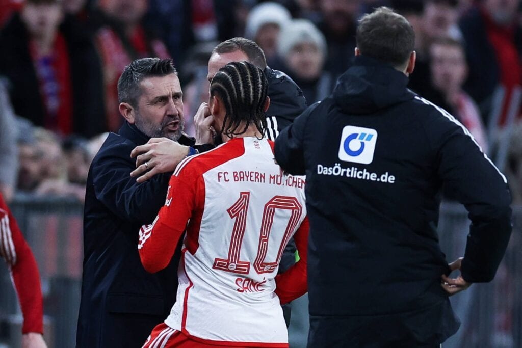 Leroy Sane und Nenad Bjelica