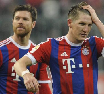 Bastian Schweinsteiger und Xabi Alonso