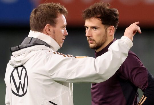 Julian Nagelsmann und Leon Goretzka