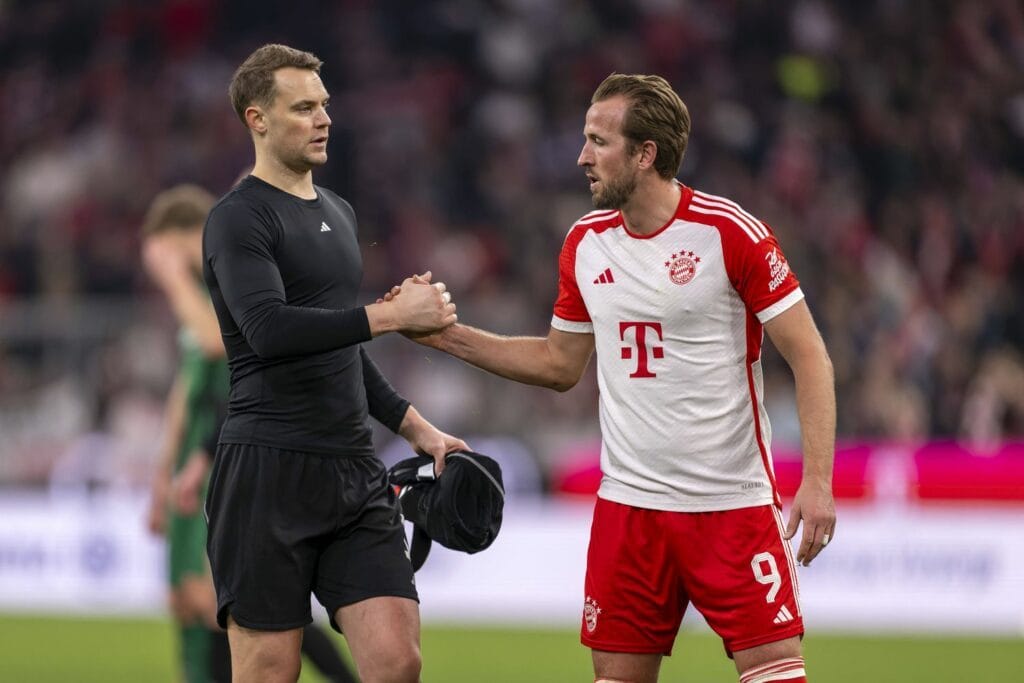Manuel Neuer und Harry Kane