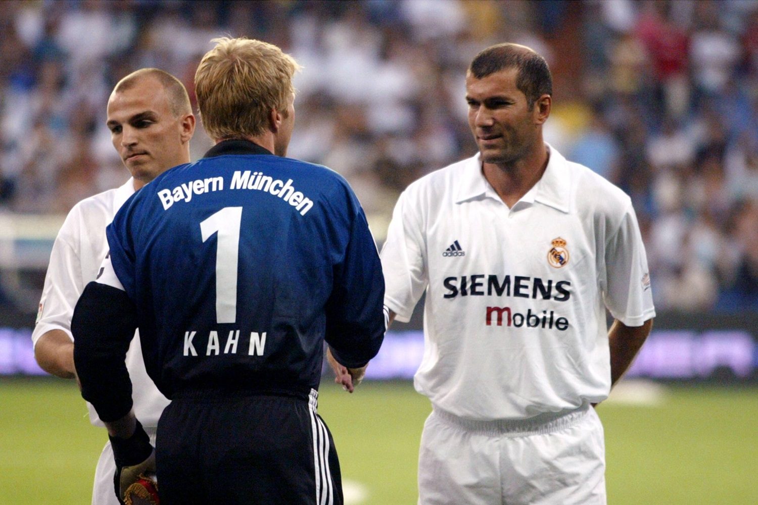 Oliver Kahn und Zinedine Zidane