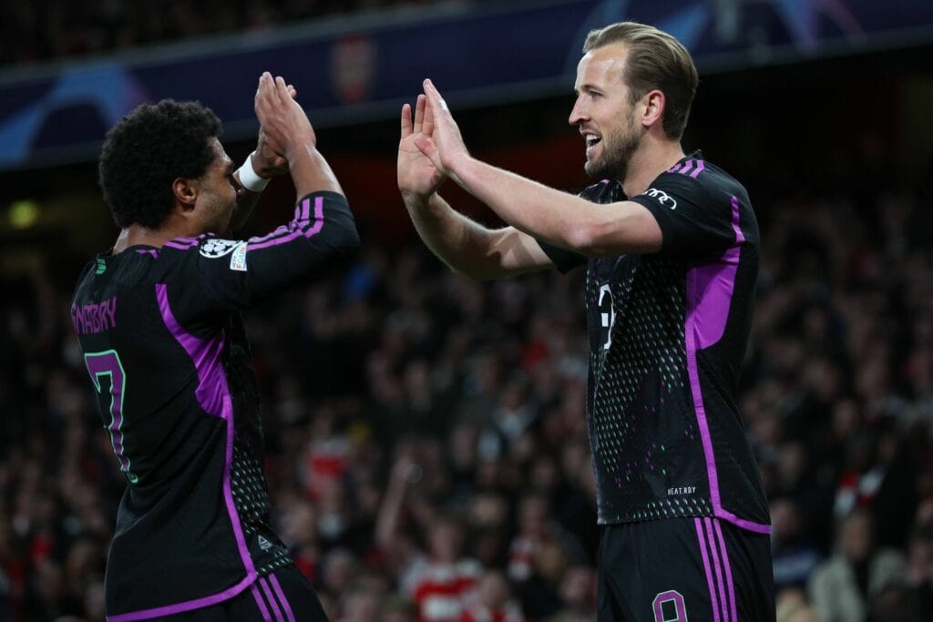 Serge Gnabry und Harry Kane