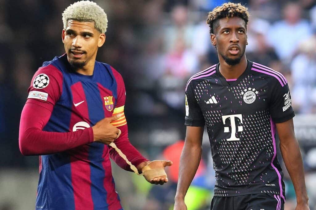 Ronald Araujo und Kingsley Coman