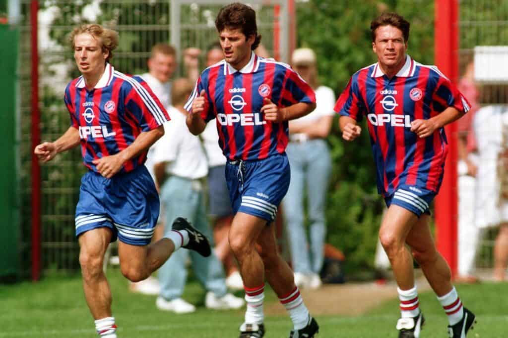 Jürgen Klinsmann und Lothar Matthäus