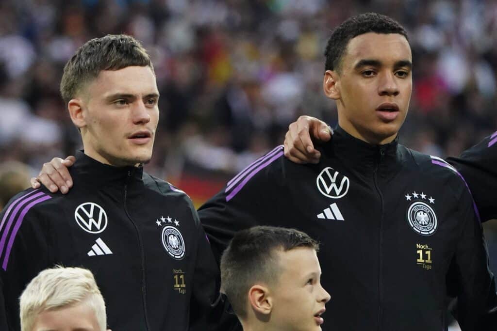 Jamal Musiala und Florian Wirtz