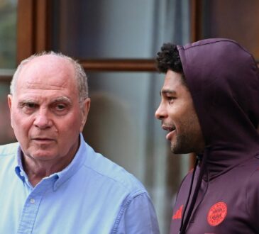 Uli Hoeneß und Serge Gnabry