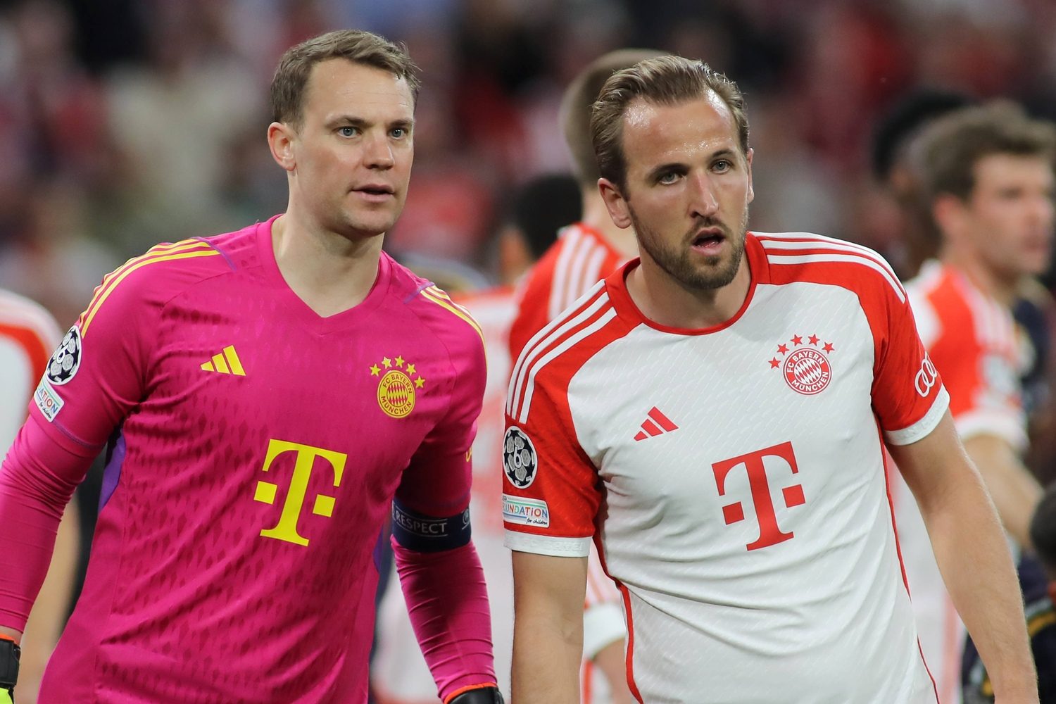 Harry Kane und Manuel Neuer