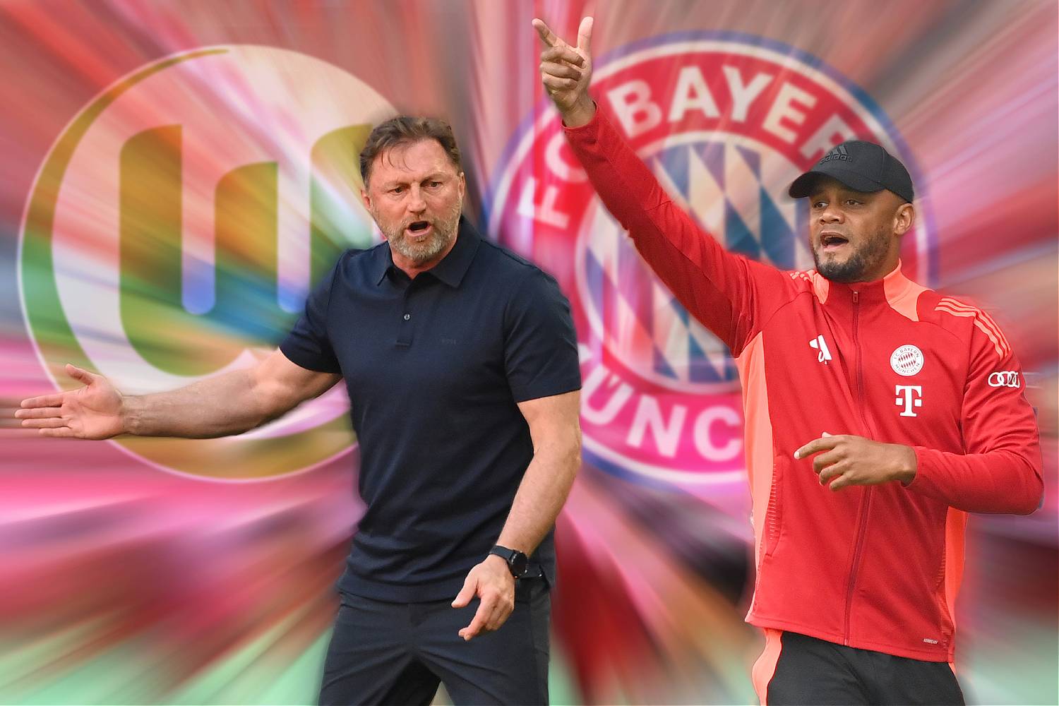 Ralph Hasenhüttl und Vincent Kompany