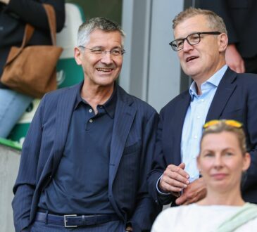 Jan-Christian Dreesen und Herbert Hainer