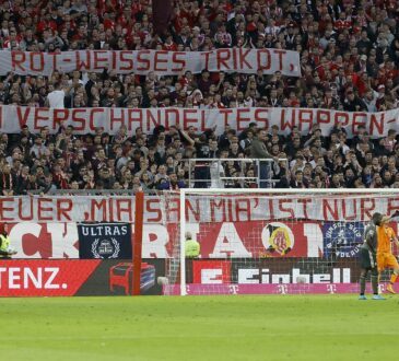 Bayern Fans Wiesn Trikot Banner