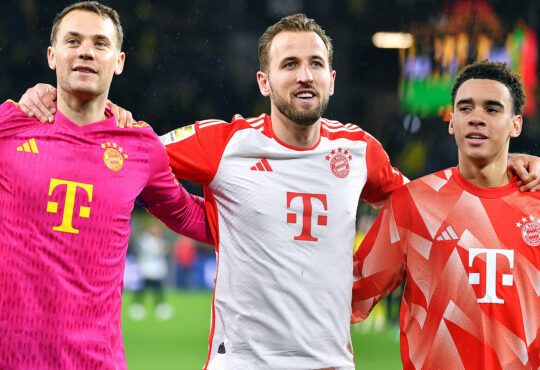 Manuel Neuer Harry Kane Jamal Musiala