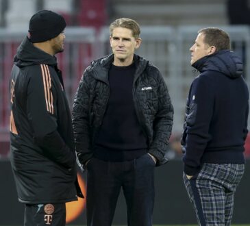 Vincent Kompany, Christoph Freund, Max Eberl