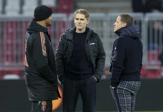 Vincent Kompany, Christoph Freund, Max Eberl