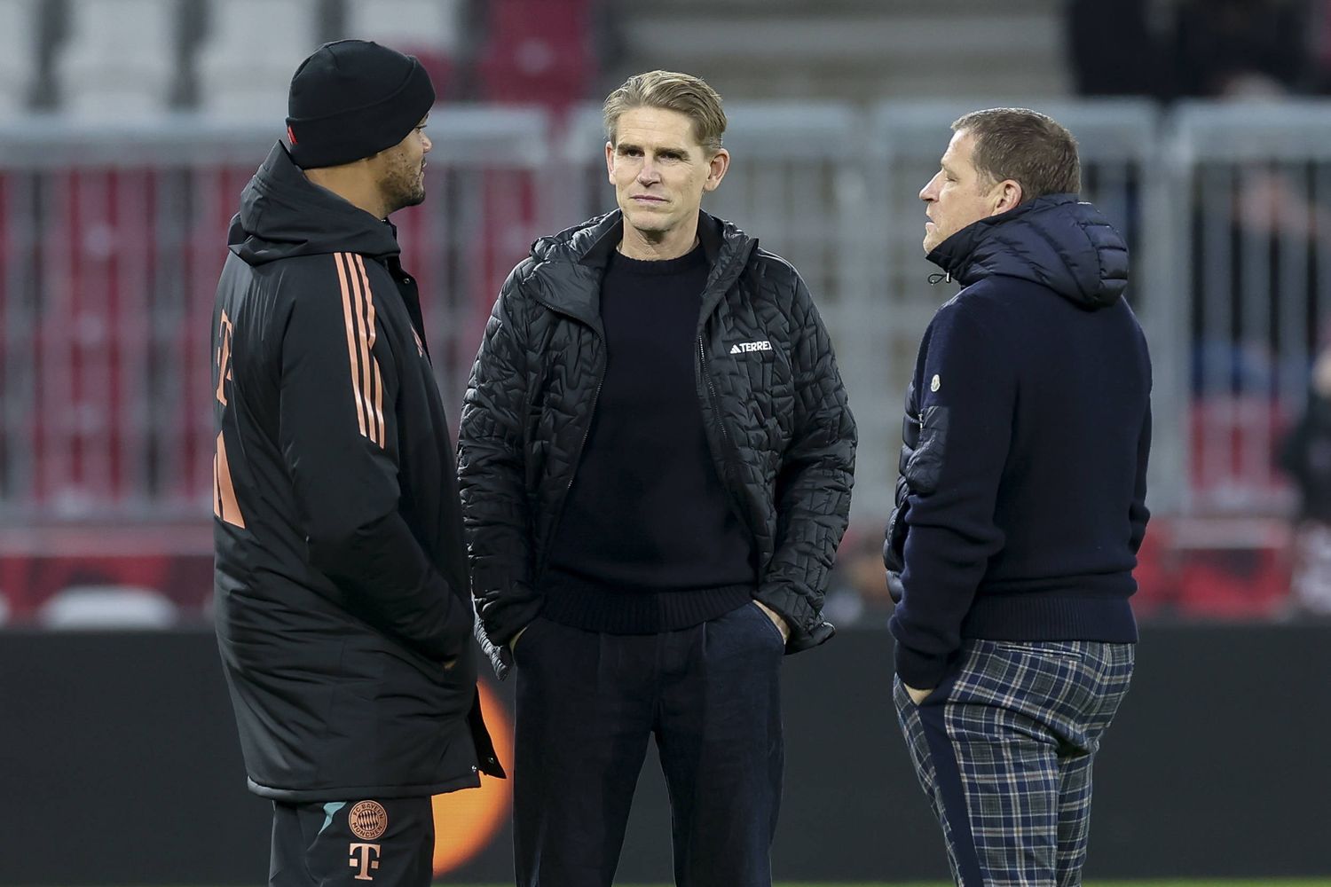 Vincent Kompany, Christoph Freund, Max Eberl