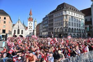 Meisterfeier Marienplatz