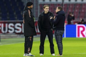 Vincent Kompany, Max Eberl, Christoph Freund