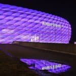 Allianz Arena lila