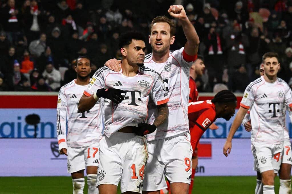 Harry Kane und Luis Díaz