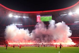 Bayern-Fans Pyroshow