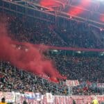 Rauchbomben in Leipzig