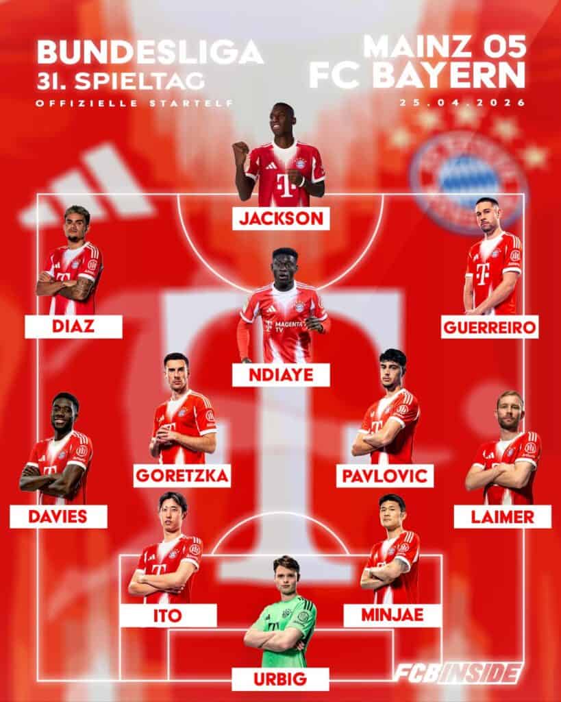 Aufstellung in Mainz