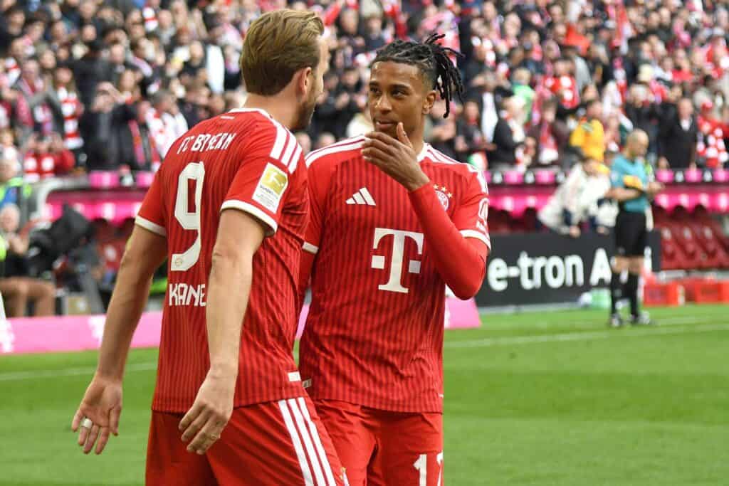 Harry Kane und Michael Olise